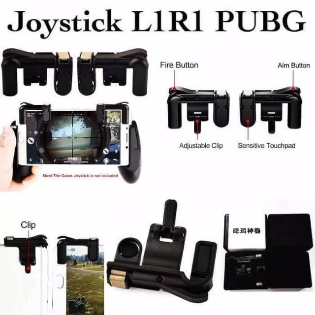 CONSOLE PUBG L1R1 VERSION 3/GEN 3 TRIGGER CONTROL GAMEPAD JOYSTICK (A/D ...