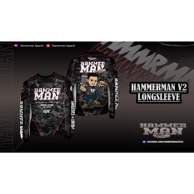 Hammerman Longsleeve Version 2 | Shopee Philippines