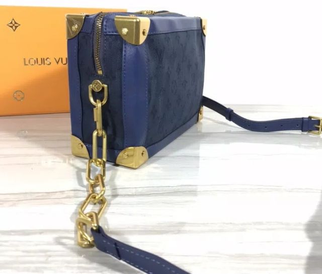 Louis Vuitton Soft Trunk Bag Monogram Denim Blue 11032813