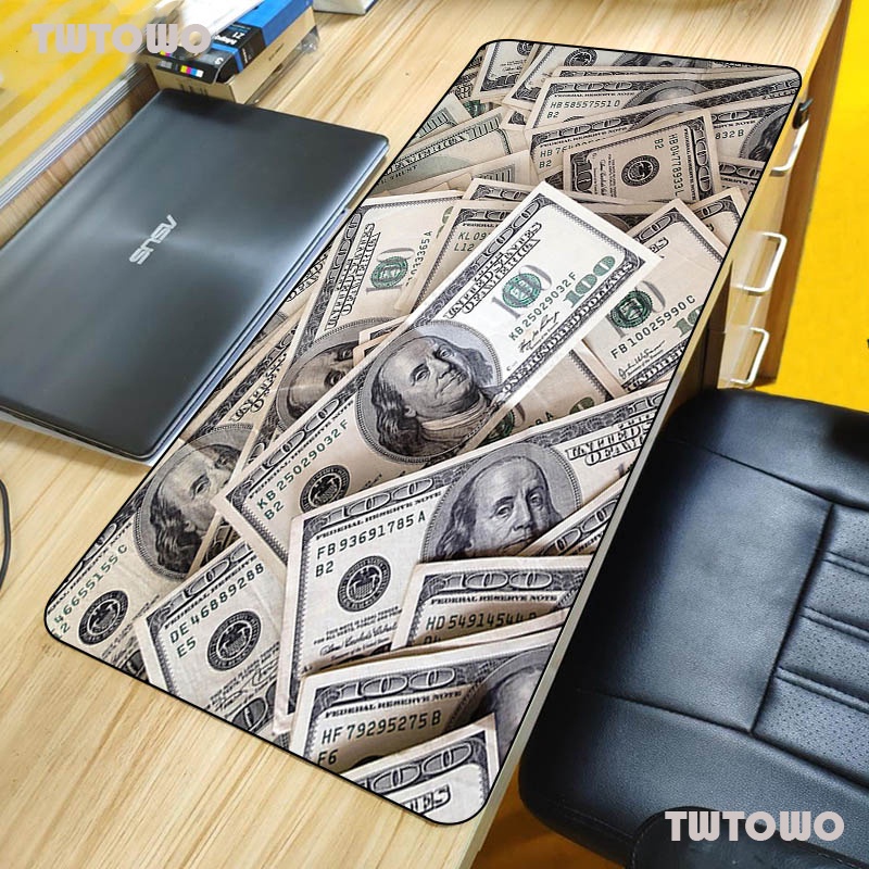 Dollar Gaming Mouse Pad Gamer Keyboard Mousepads Large Mouse Mat XXL Computer Laptop Game Office