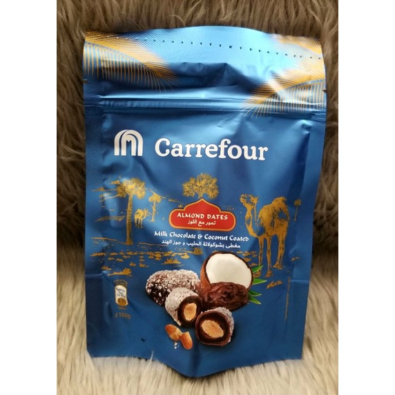 Authentic Carrefour Choco and Coconut Almond Dates Shopee Philippines
