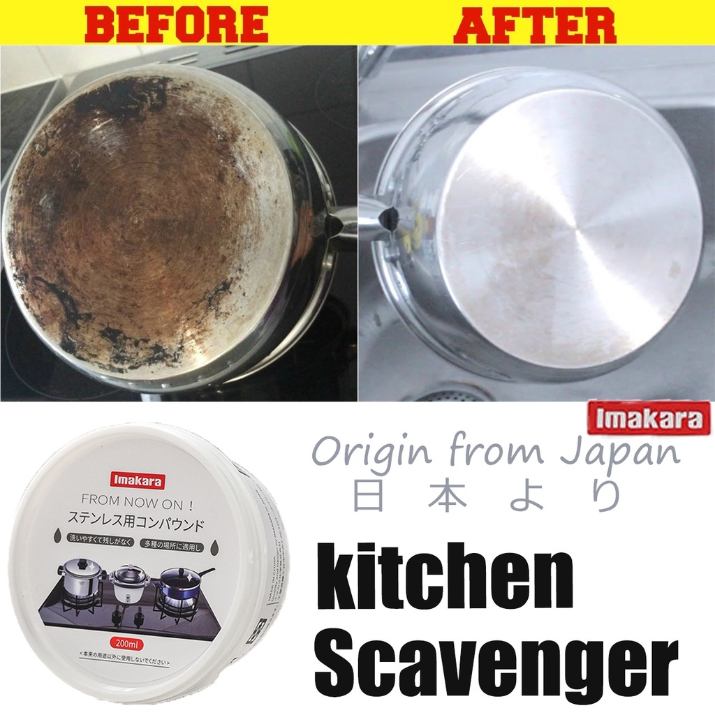 himulmol remover 【Ready Stock】Cookware Cleaner Stainless Steel Cleaner