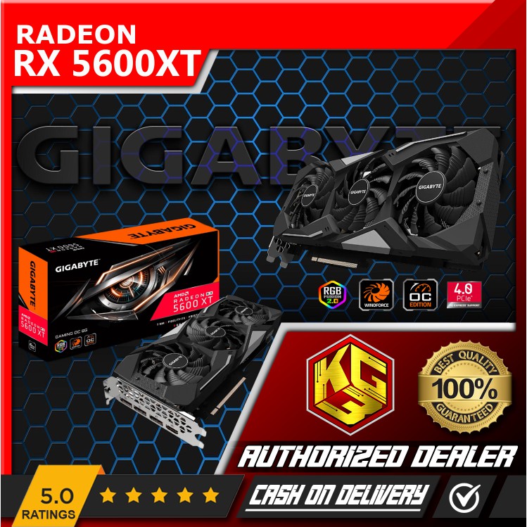 Gigabyte RX 5600XT Gaming OC 6GB GDDR5 192Bit | Shopee Philippines