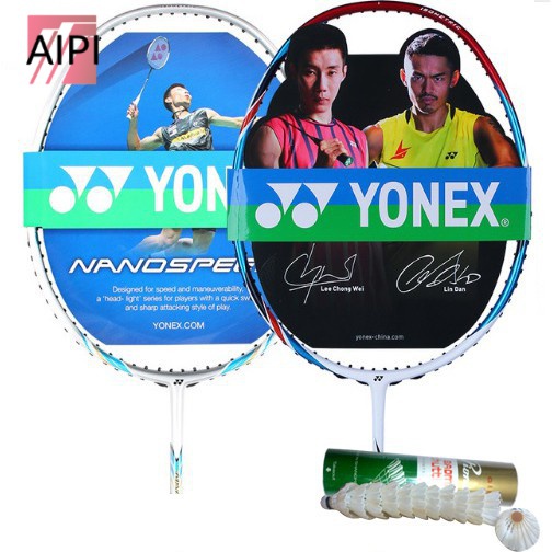DOUBLE Carbon Fiber Badminton Racket Voltric(random colors) | Shopee ...