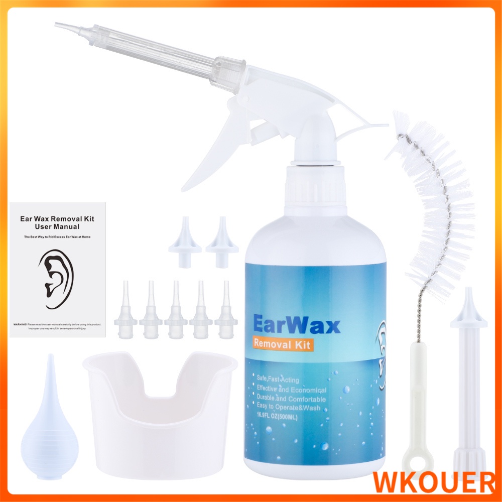 Wkouer Ear Wax Irrigation Removal Kit Ear Wax Remover Kit For Ear