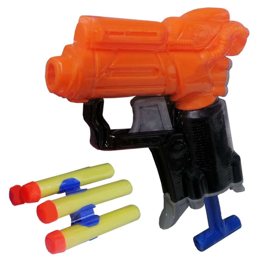 Air Blaster Toy Shoot Gun Style Nerf Gun With Free 3Pcs Bullets Shopee Philippines