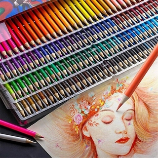 Brutfuner Professional Oily Colored Pencils 48/72/80/120/160/180 Colors Art  Drawing Sketch Lapis de cor Wooden Colored Pencils