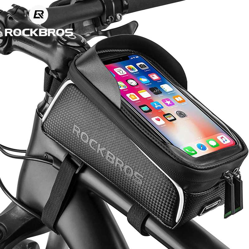 Top tube bike bag phone sale