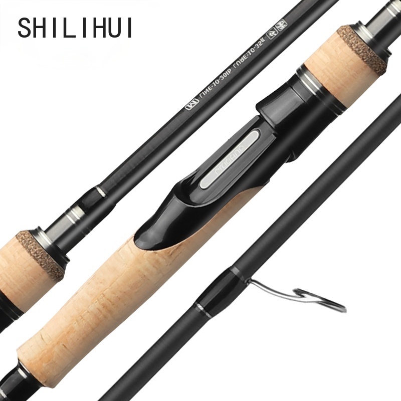 Proberos Shilihui Fishing Rod Medium Light 1.68m 1.8m 2.1m 2.4m 2.7m 2/3  Sections Lure 5g-40g M/Ml Power Spinning Casting Travel Baitcasting Reel  Rods Gear