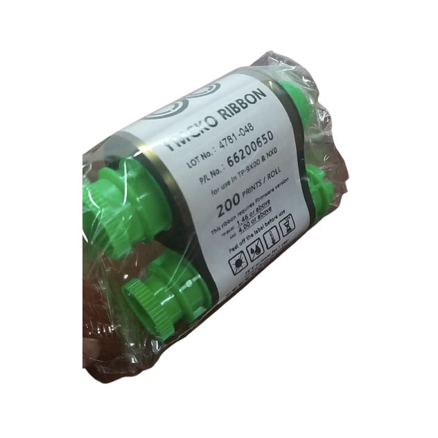 Pointman YMCKO Genuine Ribbon 66200650, 200 prints, for TP9100 TP9200 ...