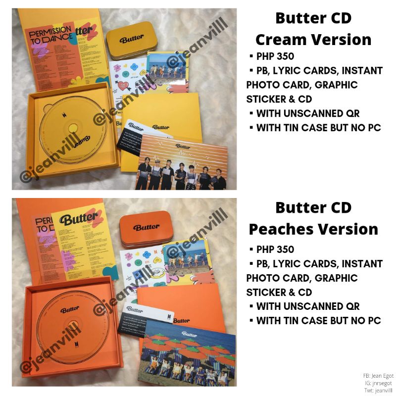 BTS UNSEALED MERCH (Butter Album, MOTS Clue, Tmoney) Shopee Philippines