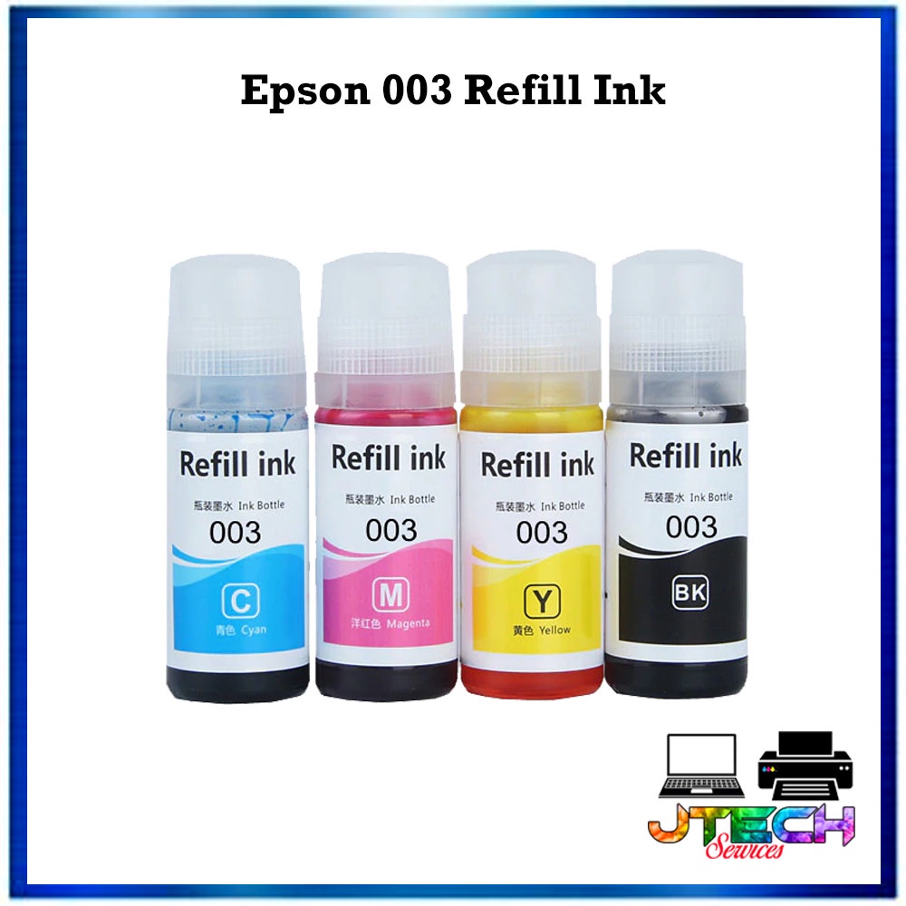 Epson 003 65ml Refill Ink for Epson L3110 L1110 L3116 L3150 L3156 L5190 ...