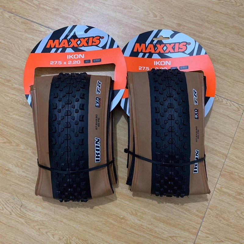 Maxxis Ikon u0026 Ardent 27.5 x 2.20 EXO TR TANWALL u0026 SKINWALL FOLDING TIRE (  Sold as Pair 2Pcs ) | Shopee Philippines