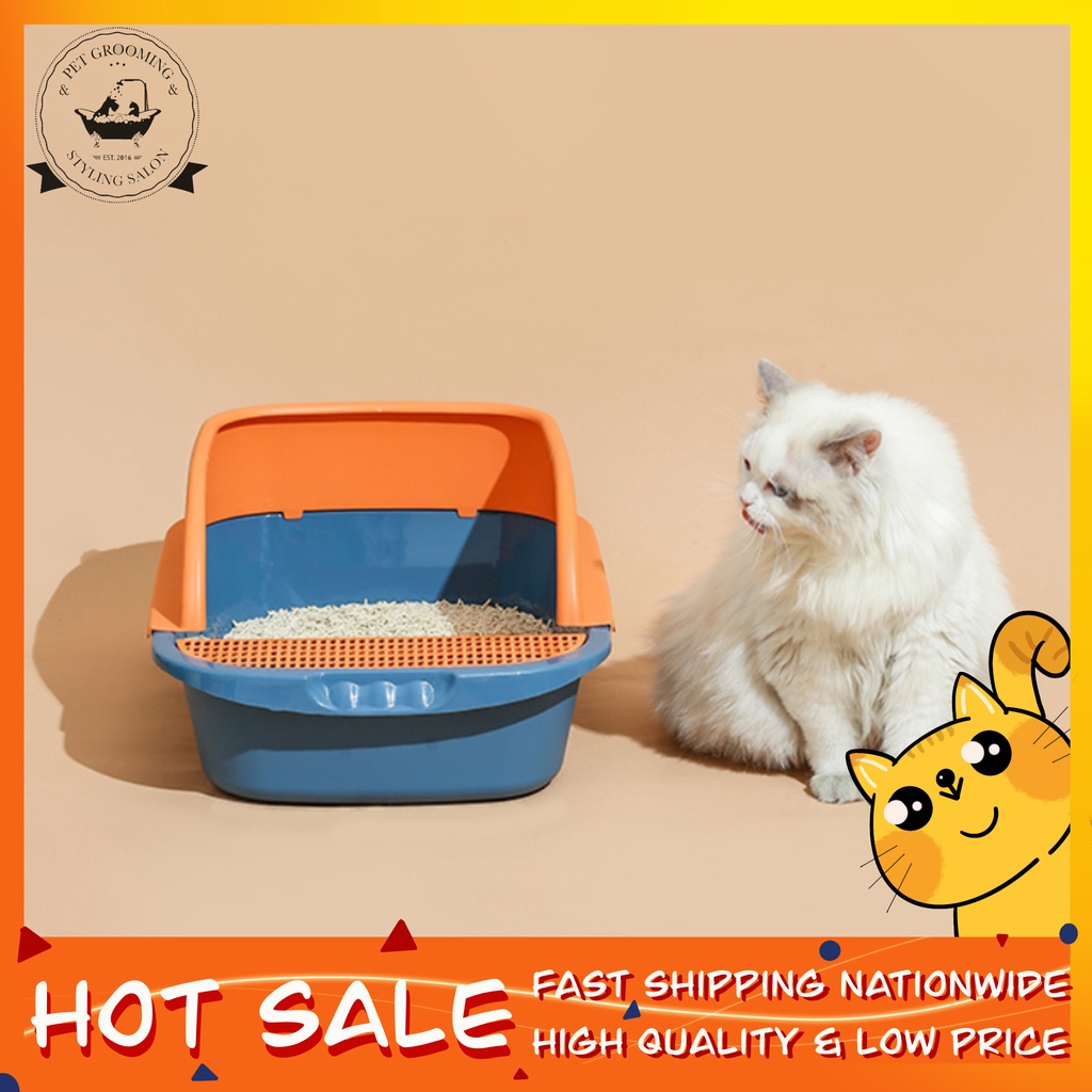 Cat Litter Box Durable Waterproof Cat Litter Box Shopee Philippines