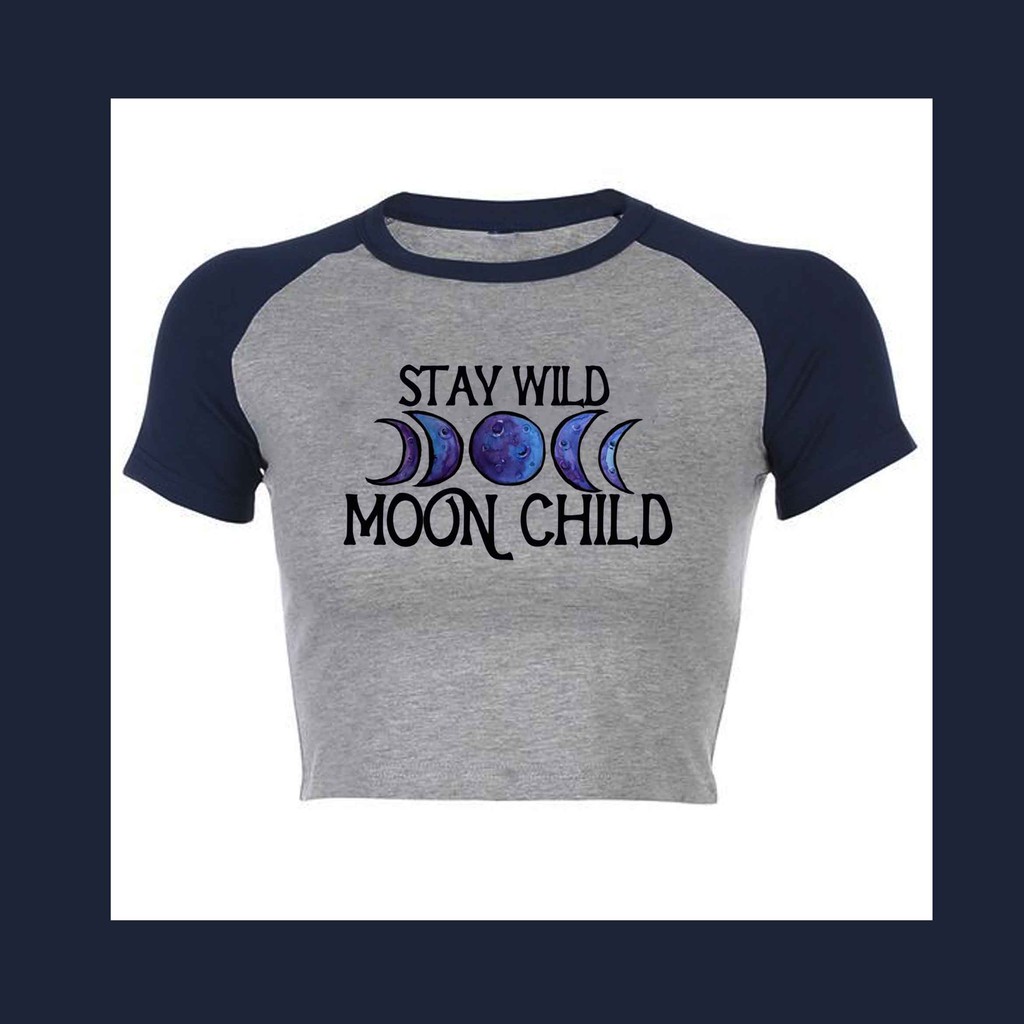 Trending Overseas Suchcute Basic Baby Tees Aesthetic Raglan Crop top