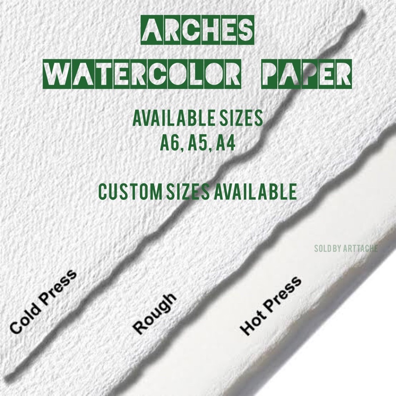 Arches Watercolor Paper- Hot Press