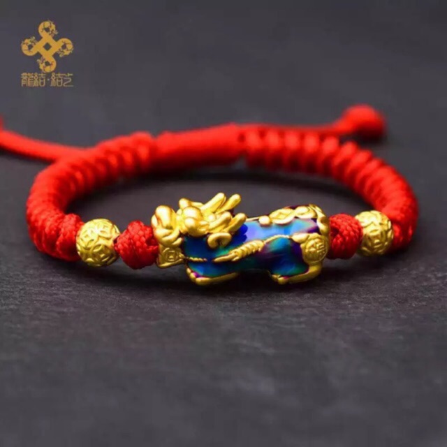 Red string deals piyao bracelet