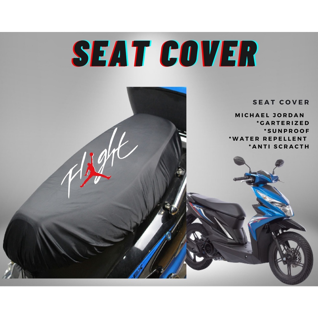 HONDA BEAT FI Seat cover BLACK Original|Motorcycle seat cover|ANTI PUSA ...