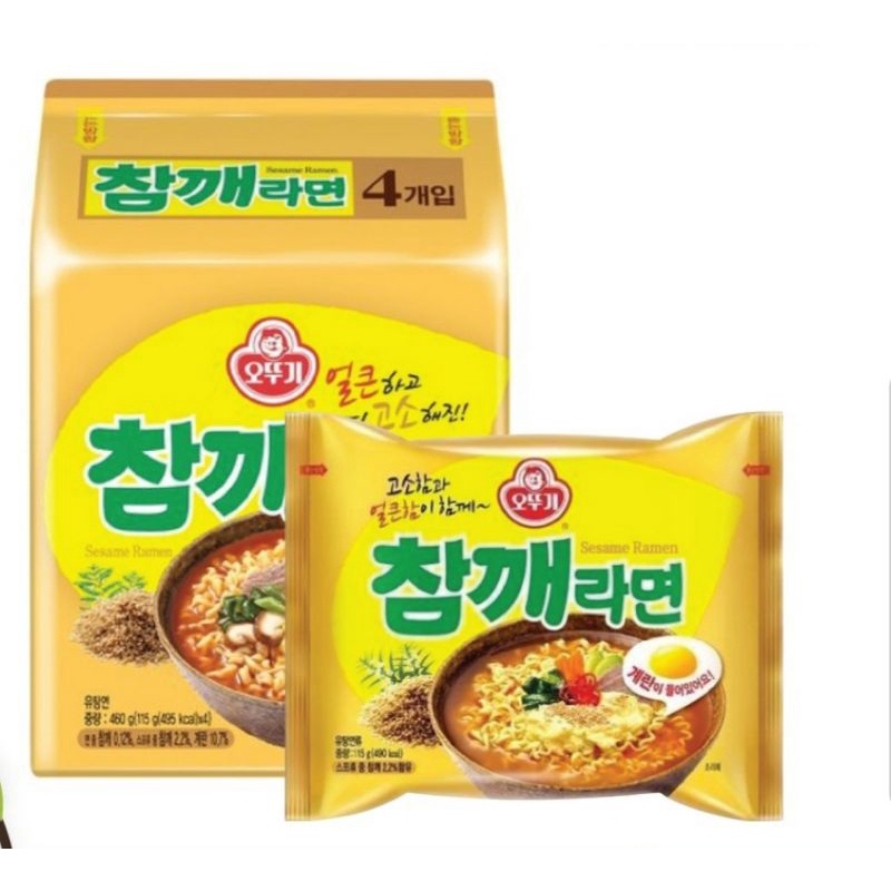 Ottogi Sesame Ramen 115g 1 pack(4pcs) | Shopee Philippines