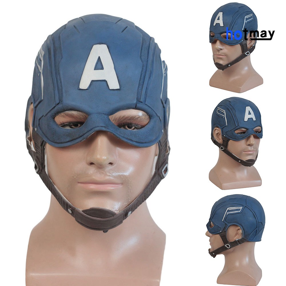 Helmet HOT Superhero Captain America Resin Full Mask Cosplay | Shopee