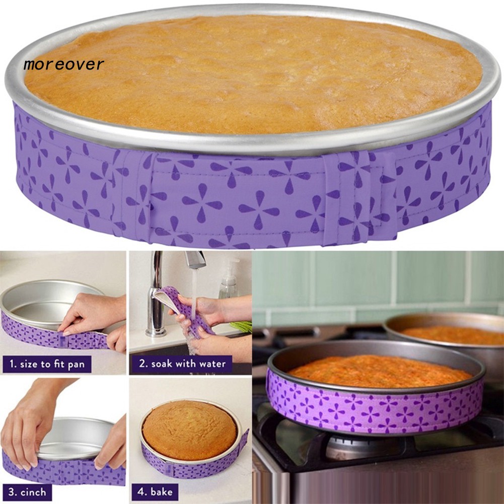 MORE♥Cake Mold Baking Sheet Protect Band Cloth Fixing Strap Anti ...