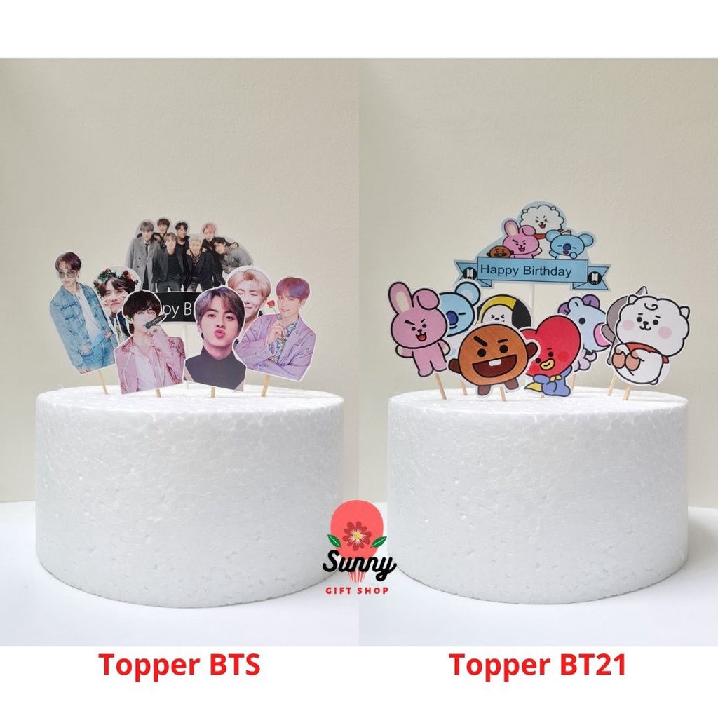 Bt21 Cake Topper/BTS Cake Topper/Korean Cake Topper/Korean Topper/Kpop
