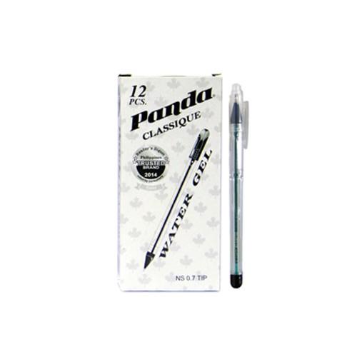12pcs Original PANDA Classique Ball Pen Water Gel 0.7mm | Shopee ...