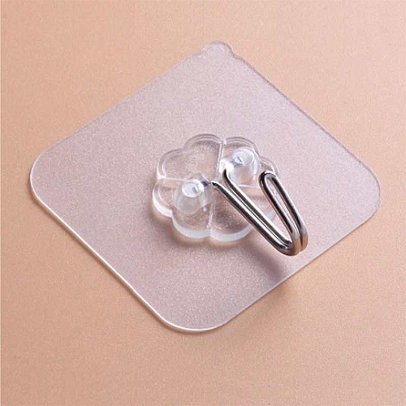 1Pcs Kitchen Bathroom Transparent Purse Hook Strong Self-Adhesive Door ...