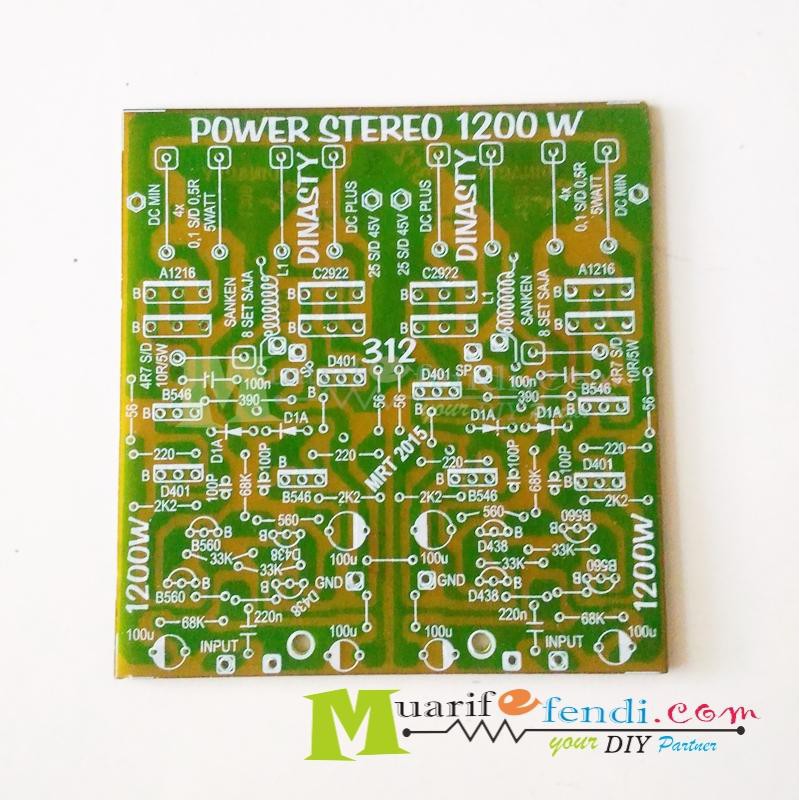 Pcb Power Amplifier 1200 Watt Stereo | Shopee Philippines