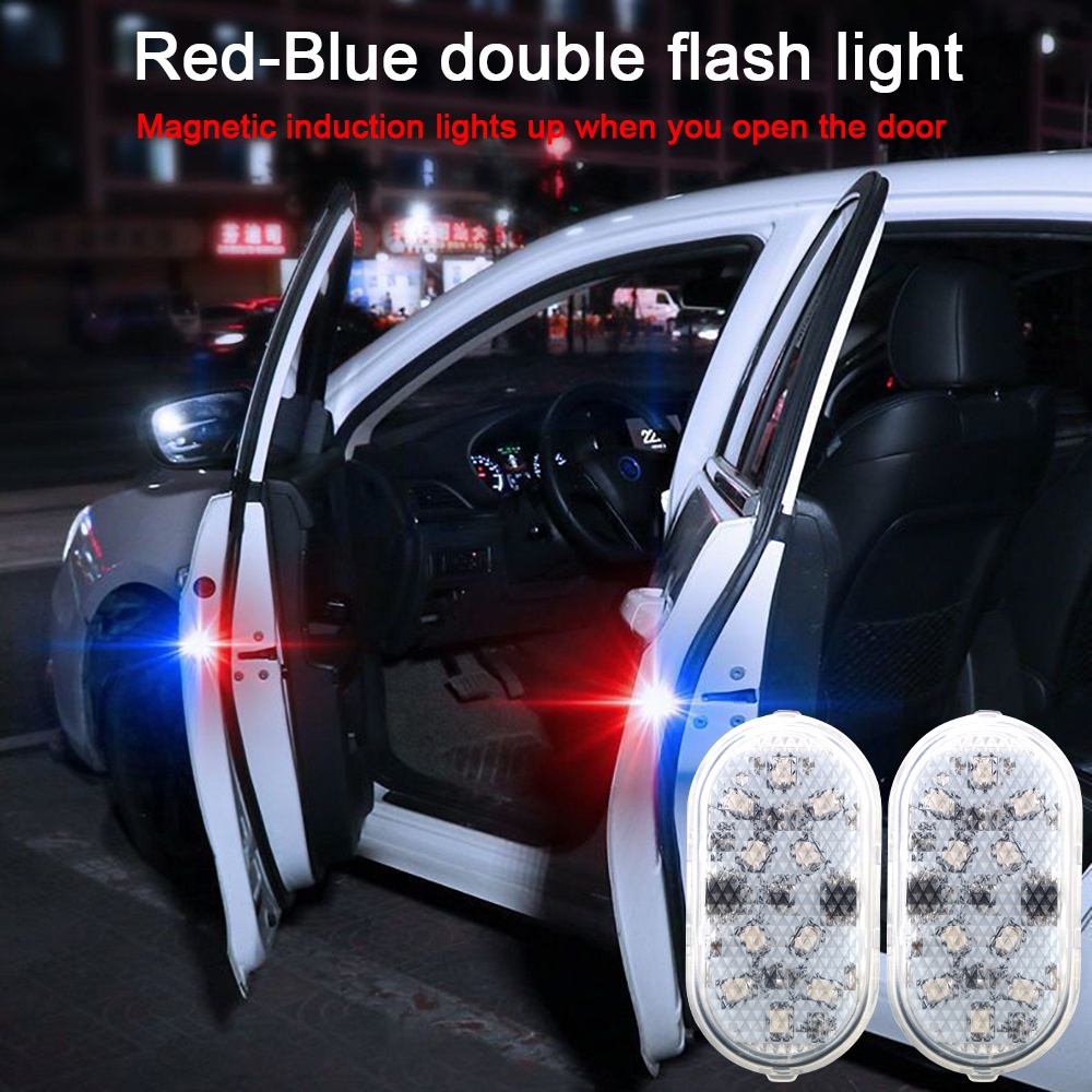 Car Openning Door Warning Light Safety Anticollision Lights Car Door