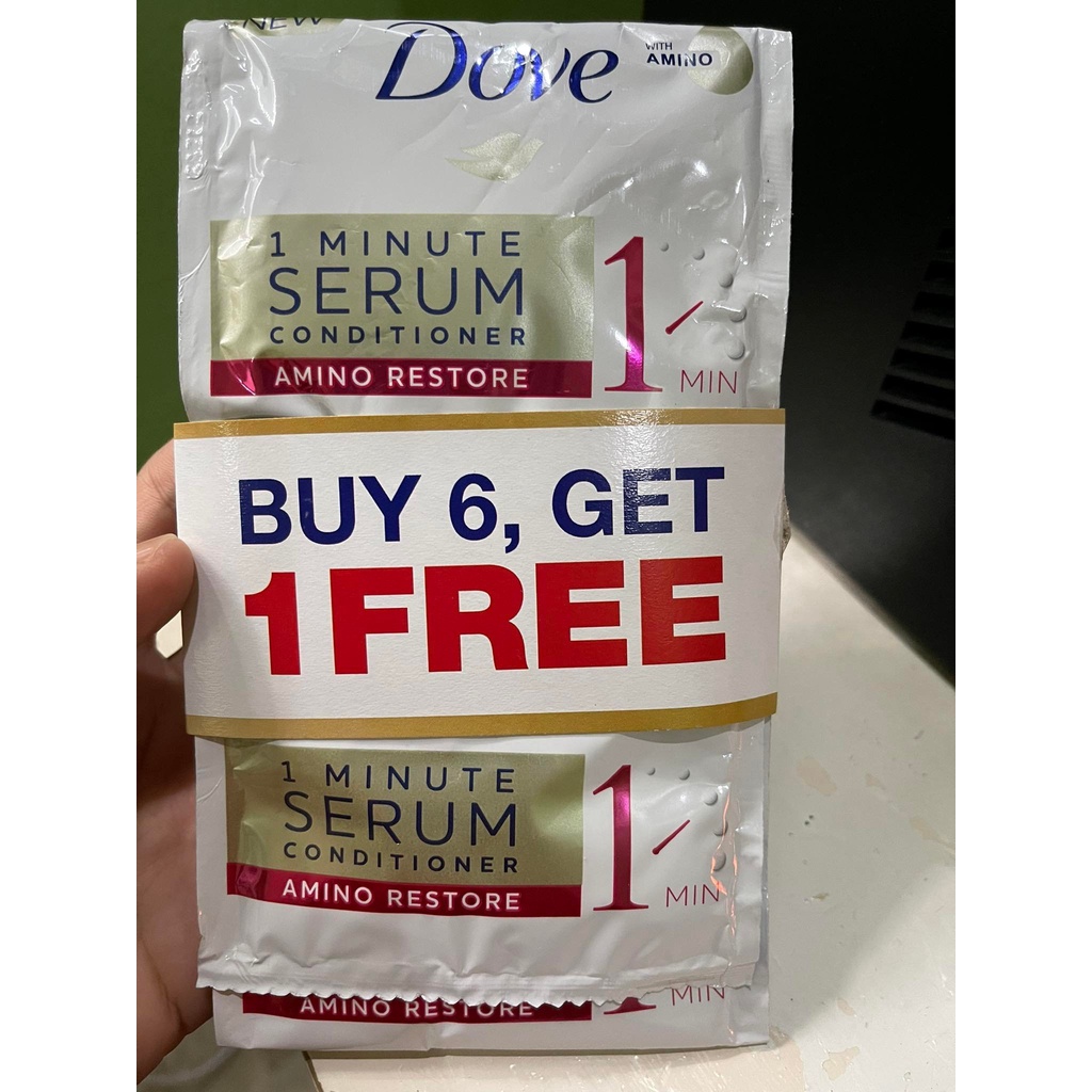 DOVE SERUM CONDITIONER 10ML SACHET(6+1) Shopee Philippines