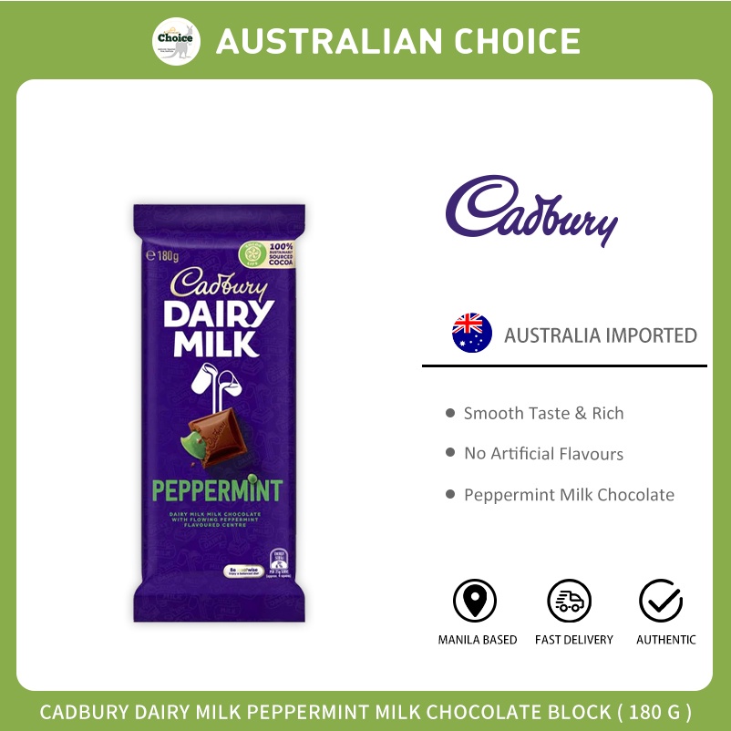 Cadbury Flavoured Dairy Milk 180g Australia Imported Shopee Philippines