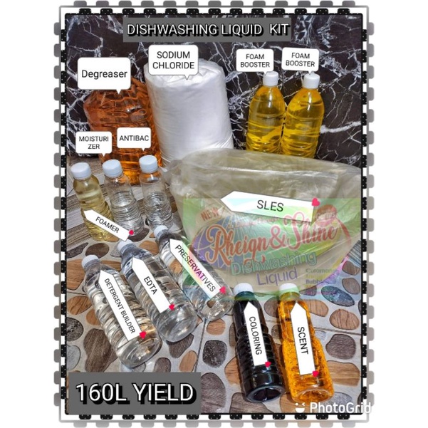 BIG KIT DISHWASHING LIQUID KIT 160L YIELD | Shopee Philippines