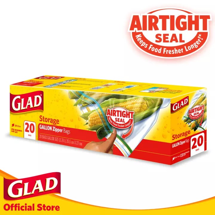 Glad® Storage Bag 20 ct Gallon - Glad Philippines