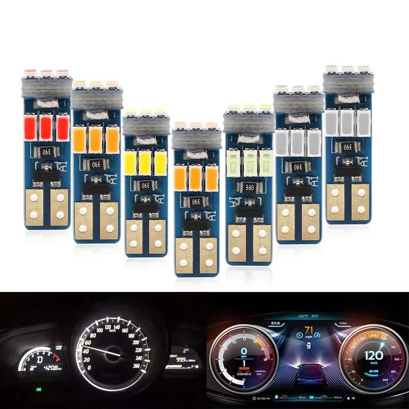 10pcs Super Bright T3 T4.2 T4.7 LED Light Bulbs Car Interior Instrument