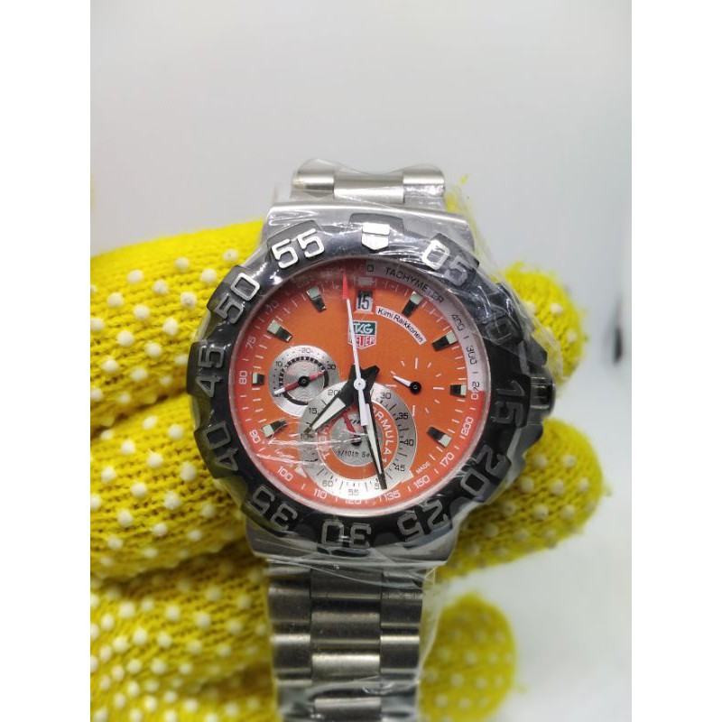 Tag formula 1 limited edition kimi orange dial 44mm Quartz