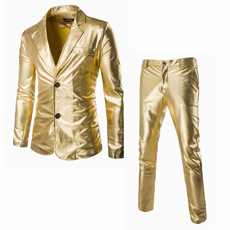 Black and gold 2024 formal wear for men