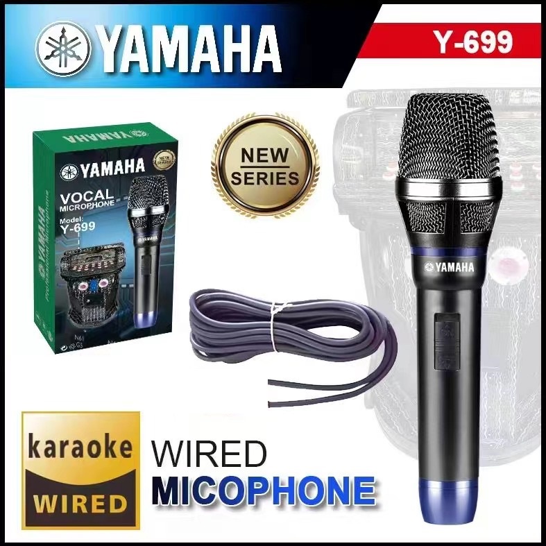 GDPLUS Yamaha Y699 Wired Dynamic Audio Vocal Microphone Professional