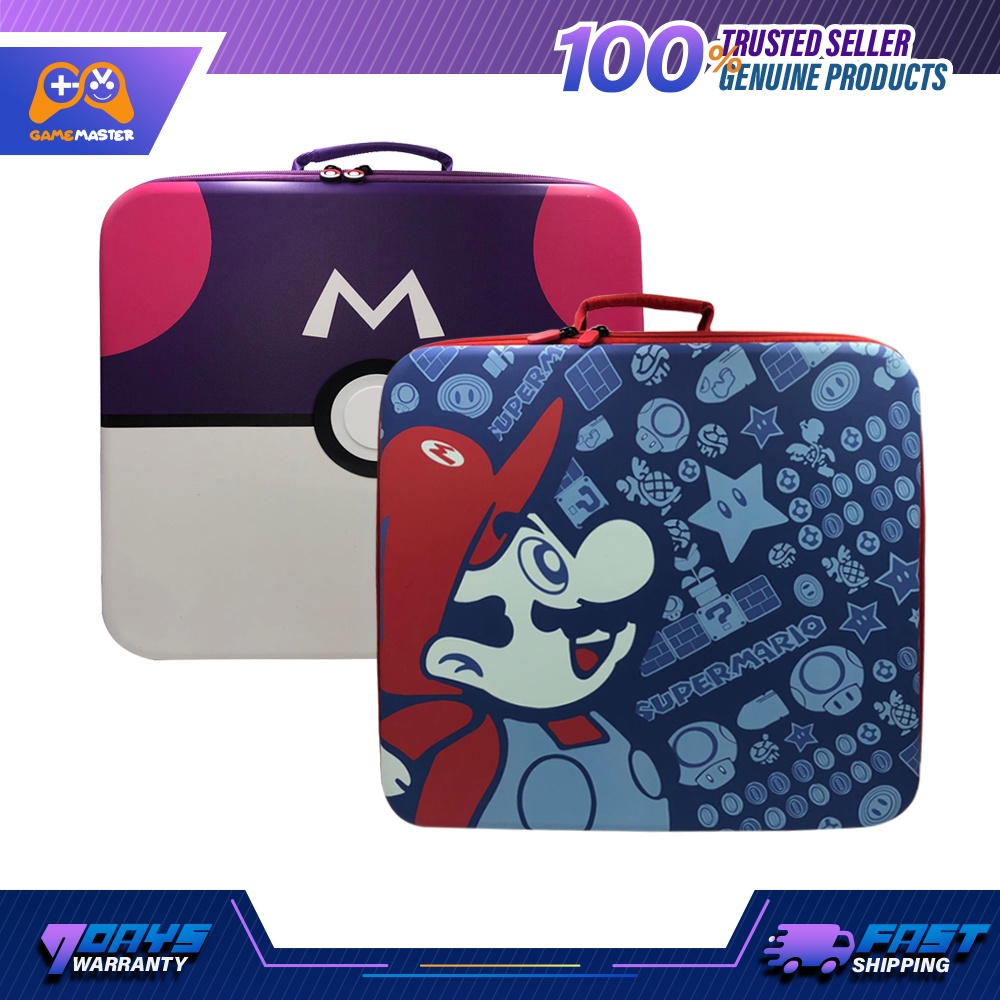 Super Mario EVA Carrying Fit Ring Bag with Free Switch Case | Shopee ...
