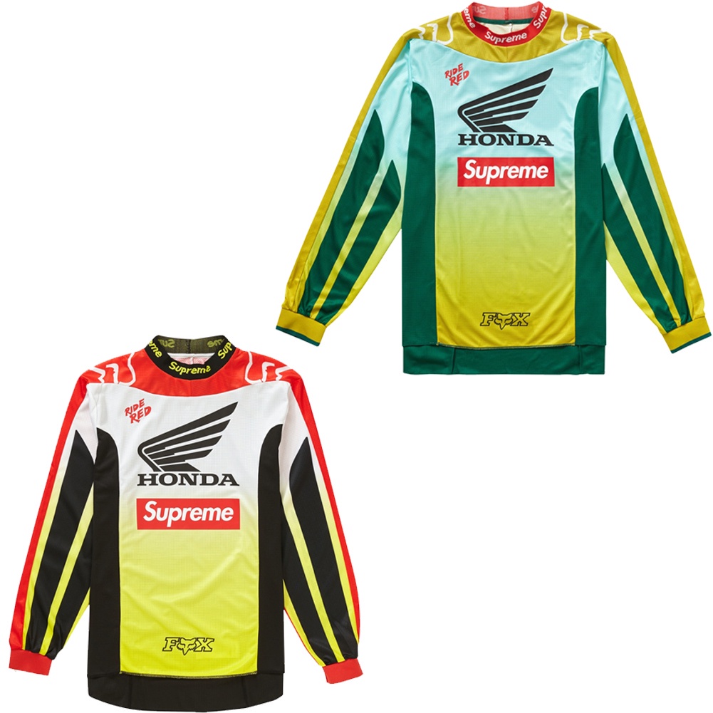 Supreme HONDA MOTO Bike Apparel Motorcycle Racing Shirt Off Road