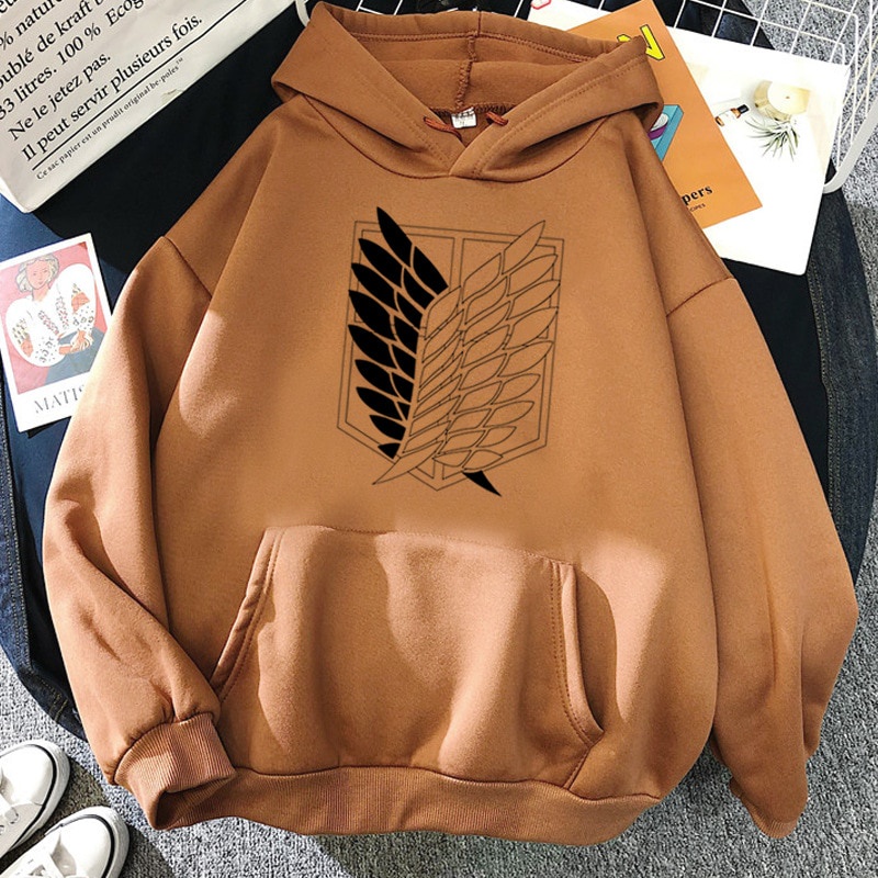 Attack on Titan Hoodies Unisex Male Female Print Sweater Shingeki