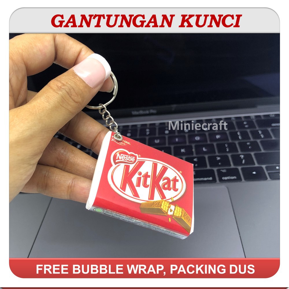 GANTUNGAN KITKAT CHOCOLATE MINIATURE KEYCHAIN | Shopee Philippines