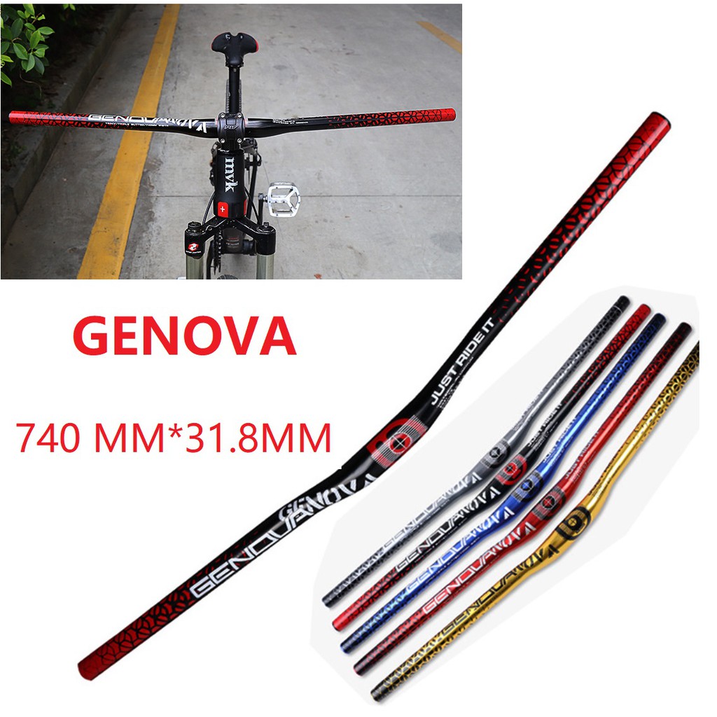 Bicycle Flat Riser Bar Mountain Road Bike Handlebar Aluminum Alloy