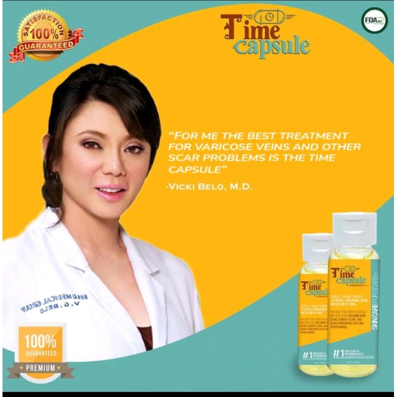 Authentic Time Capsule By.Dra. Vicky Belo, anti acne,for scars old scar