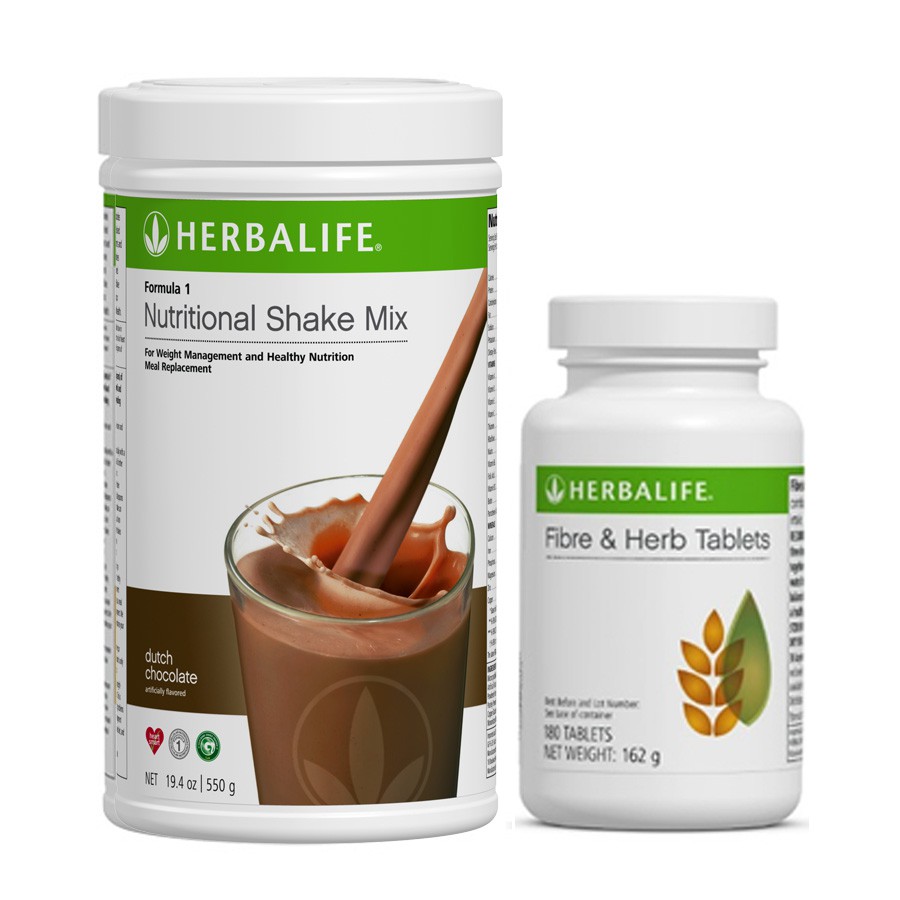 Herbalife F1 Nutritional Shake Mix and Fiber & Herb Combo | Shopee ...