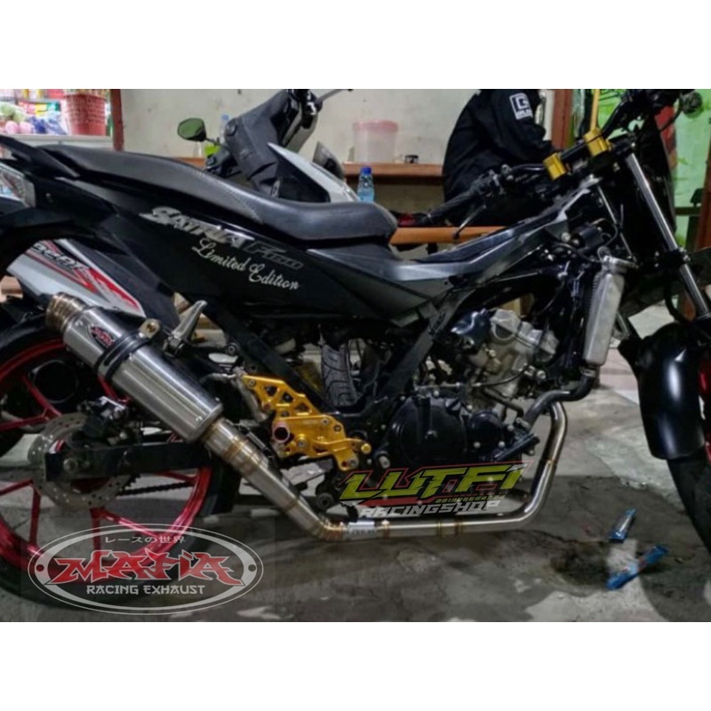 Satria Neck Injection ROAD RACE MODEL 1.2. Thick Material | Shopee ...