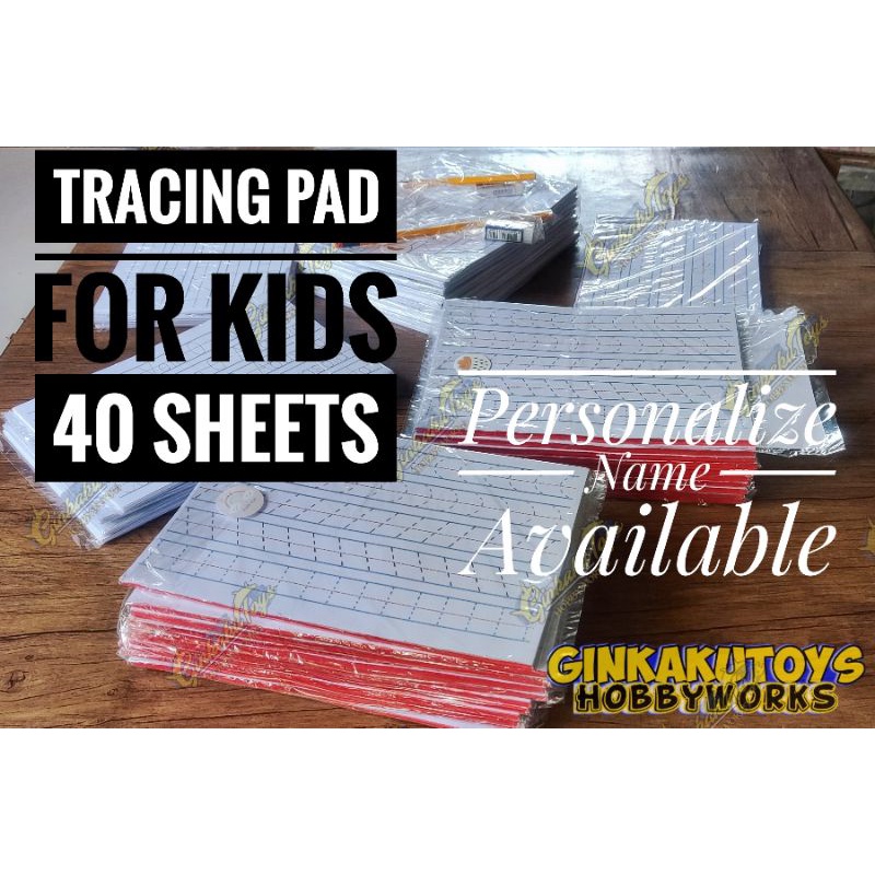 Tracing Pad 40 sheets LOWEST PRICE Grade 1 Pad Paper Name Tracing