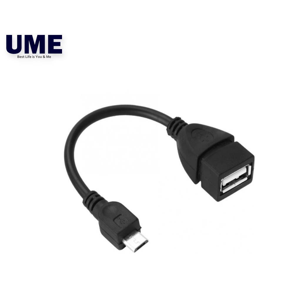 On The Go Micro USB Cable Male Host to USB Female OTG Adapter Cable