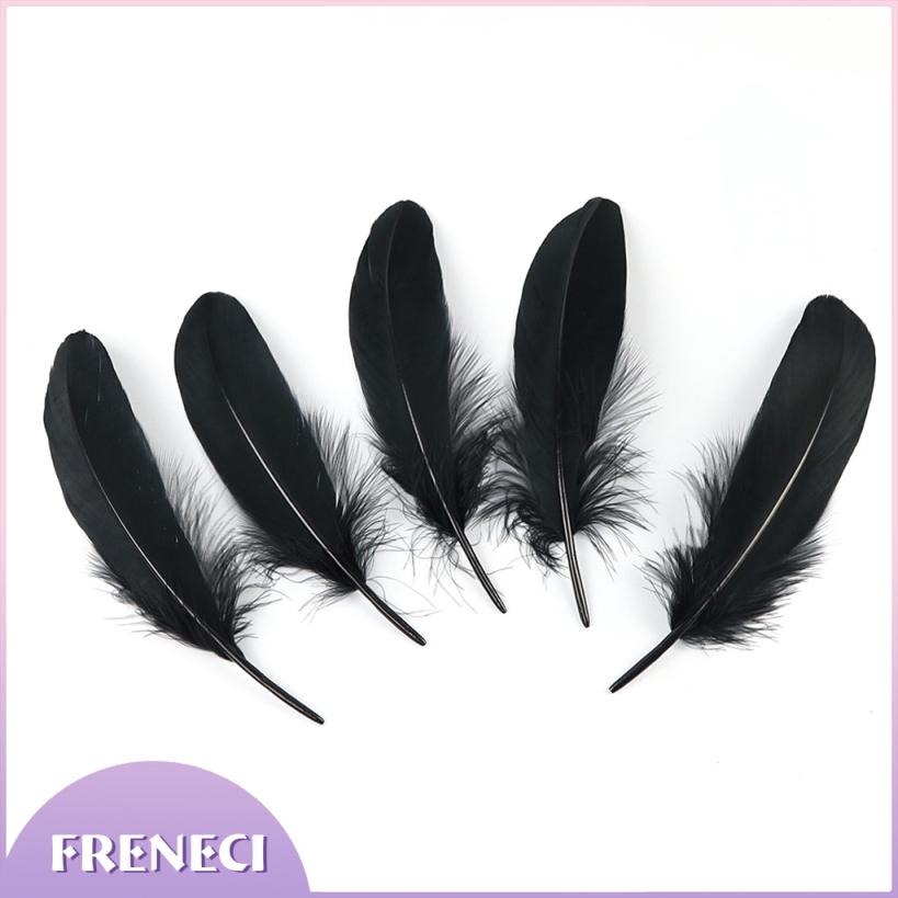 50pcs/set Black Rooster Feather 5-8 Inches | Shopee Philippines