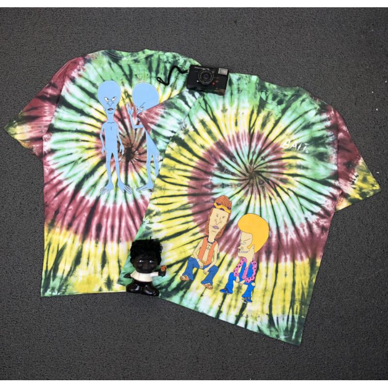 Ripndip Rip N Dip Alien Tie Dye Washed Beavis And Butt Head Tees ...